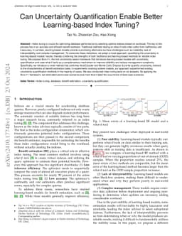 Can Uncertainty Quantification Enable Better Learning-based Index
  Tuning?