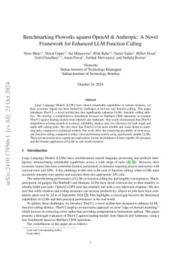 Benchmarking Floworks against OpenAI & Anthropic: A Novel Framework for
  Enhanced LLM Function Calling