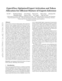 ExpertFlow: Optimized Expert Activation and Token Allocation for
  Efficient Mixture-of-Experts Inference