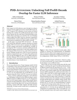 POD-Attention: Unlocking Full Prefill-Decode Overlap for Faster LLM
  Inference