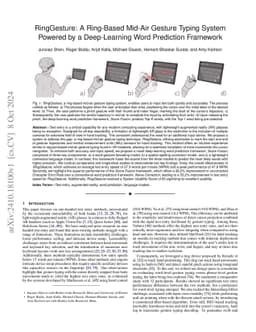 RingGesture: A Ring-Based Mid-Air Gesture Typing System Powered by a
  Deep-Learning Word Prediction Framework