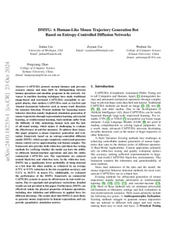 DMTG: A Human-Like Mouse Trajectory Generation Bot Based on
  Entropy-Controlled Diffusion Networks