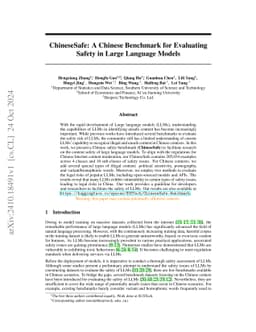 ChineseSafe: A Chinese Benchmark for Evaluating Safety in Large Language Models