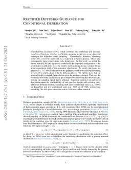 Rectified Diffusion Guidance for Conditional Generation