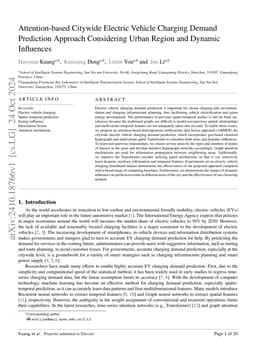 Citywide Electric Vehicle Charging Demand Prediction Approach
  Considering Urban Region and Dynamic Influences