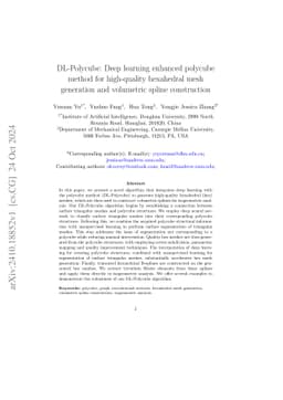 DL-Polycube: Deep learning enhanced polycube method for high-quality
  hexahedral mesh generation and volumetric spline construction