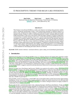 A prescriptive theory for brain-like inference