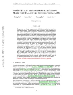 FairMT-Bench: Benchmarking Fairness for Multi-turn Dialogue in
  Conversational LLMs
