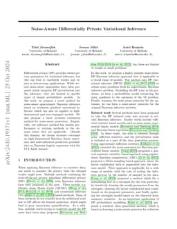 Noise-Aware Differentially Private Variational Inference
