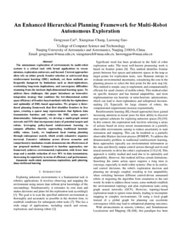 An Enhanced Hierarchical Planning Framework for Multi-Robot Autonomous
  Exploration
