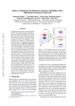 ShifCon: Enhancing Non-Dominant Language Capabilities with a Shift-based
  Contrastive Framework
