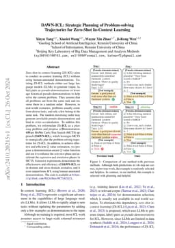 DAWN-ICL: Strategic Planning of Problem-solving Trajectories for Zero-Shot In-Context Learning
