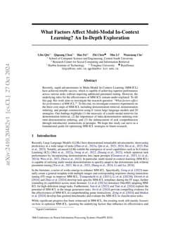 What Factors Affect Multi-Modal In-Context Learning? An In-Depth
  Exploration