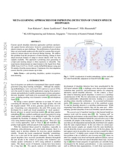 Meta-Learning Approaches for Improving Detection of Unseen Speech
  Deepfakes