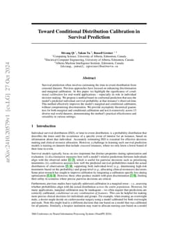 Toward Conditional Distribution Calibration in Survival Prediction