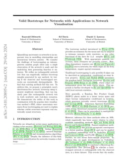Valid Bootstraps for Network Embeddings with Applications to Network Visualisation