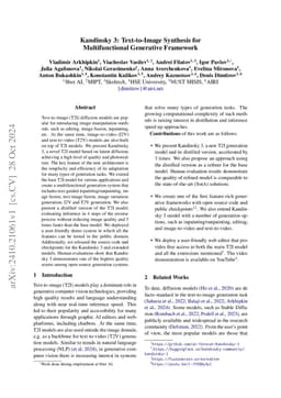 Kandinsky 3: Text-to-Image Synthesis for Multifunctional Generative
  Framework