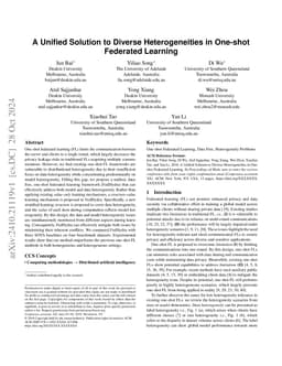 A Unified Solution to Diverse Heterogeneities in One-shot Federated Learning
