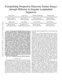 Extrapolating Prospective Glaucoma Fundus Images through Diffusion Model
  in Irregular Longitudinal Sequences