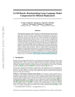 LLMCBench: Benchmarking Large Language Model Compression for Efficient
  Deployment