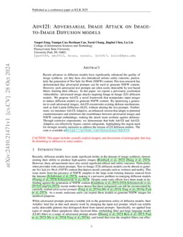 AdvI2I: Adversarial Image Attack on Image-to-Image Diffusion models