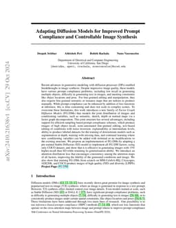 Adapting Diffusion Models for Improved Prompt Compliance and
  Controllable Image Synthesis