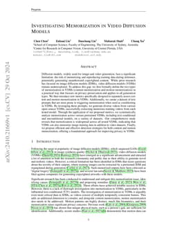 Investigating Memorization in Video Diffusion Models
