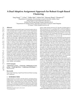 RDSA: A Robust Deep Graph Clustering Framework via Dual Soft Assignment