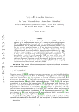 Deep Q-Exponential Processes