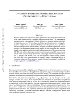 Optimizing Posterior Samples for Bayesian Optimization via Rootfinding
