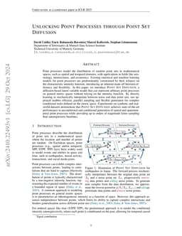 Unlocking Point Processes through Point Set Diffusion