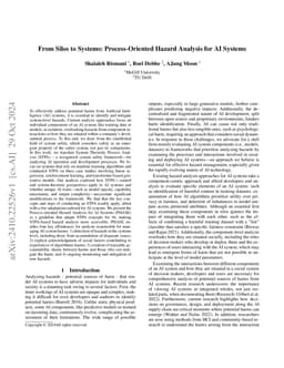 From Silos to Systems: Process-Oriented Hazard Analysis for AI Systems
