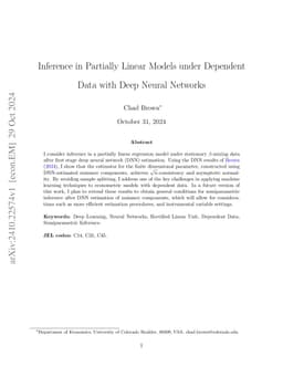 Inference in Partially Linear Models under Dependent Data with Deep
  Neural Networks