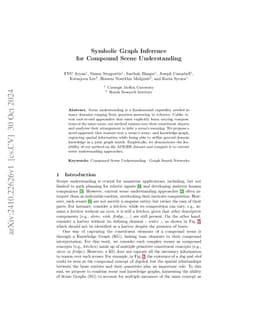 Symbolic Graph Inference for Compound Scene Understanding