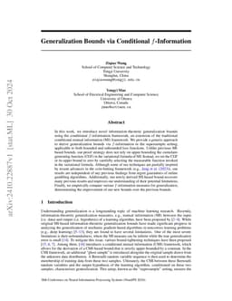 Generalization Bounds via Conditional $f$-Information