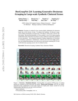DexGraspNet 2.0: Learning Generative Dexterous Grasping in Large-scale
  Synthetic Cluttered Scenes