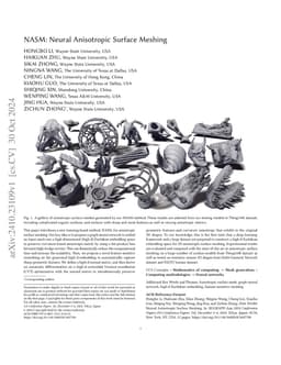 NASM: Neural Anisotropic Surface Meshing