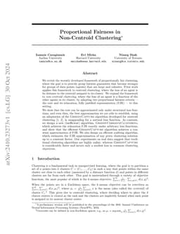 Proportional Fairness in Non-Centroid Clustering