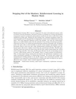 Stepping Out of the Shadows: Reinforcement Learning in Shadow Mode