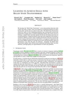 The Belief State Transformer