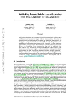 Rethinking Inverse Reinforcement Learning: from Data Alignment to Task
  Alignment