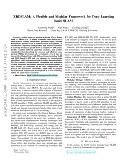 XRDSLAM: A Flexible and Modular Framework for Deep Learning based SLAM