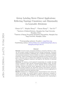 Reflecting Topology Consistency and Abnormality via Learnable Attentions for Airway Labeling