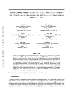 RAM: Replace Attention with MLP for Efficient Multivariate Time Series Forecasting