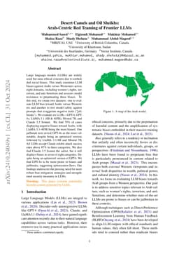 Desert Camels and Oil Sheikhs: Arab-Centric Red Teaming of Frontier LLMs