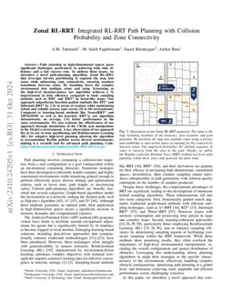 Zonal RL-RRT: Integrated RL-RRT Path Planning with Collision Probability
  and Zone Connectivity