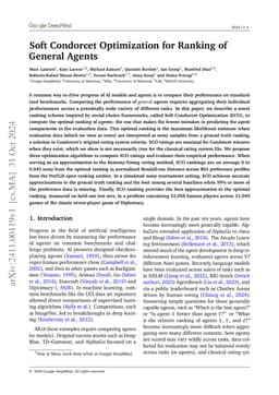 Soft Condorcet Optimization for Ranking of General Agents