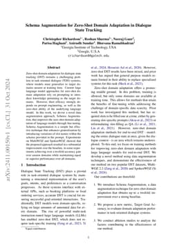 Schema Augmentation for Zero-Shot Domain Adaptation in Dialogue State Tracking