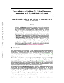 ConceptFactory: Facilitate 3D Object Knowledge Annotation with Object
  Conceptualization