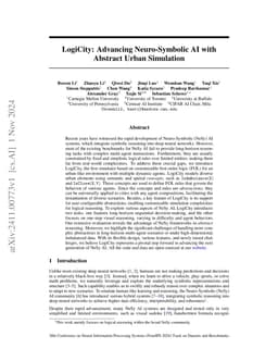 LogiCity: Advancing Neuro-Symbolic AI with Abstract Urban Simulation